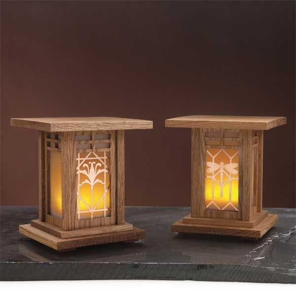 Arts & Crafts Luminaries - Downloadable Plan